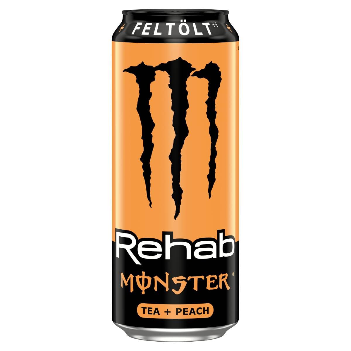 Monster Energy Rehab Peach Tea (12 x 0,5 Liter blik HU)