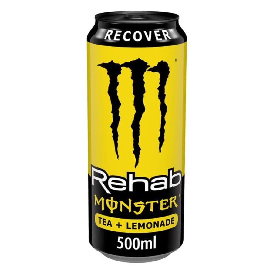 Monster Ultra Rehab Tea Lemonade 50cl Blikjes Tray 12 Stuks