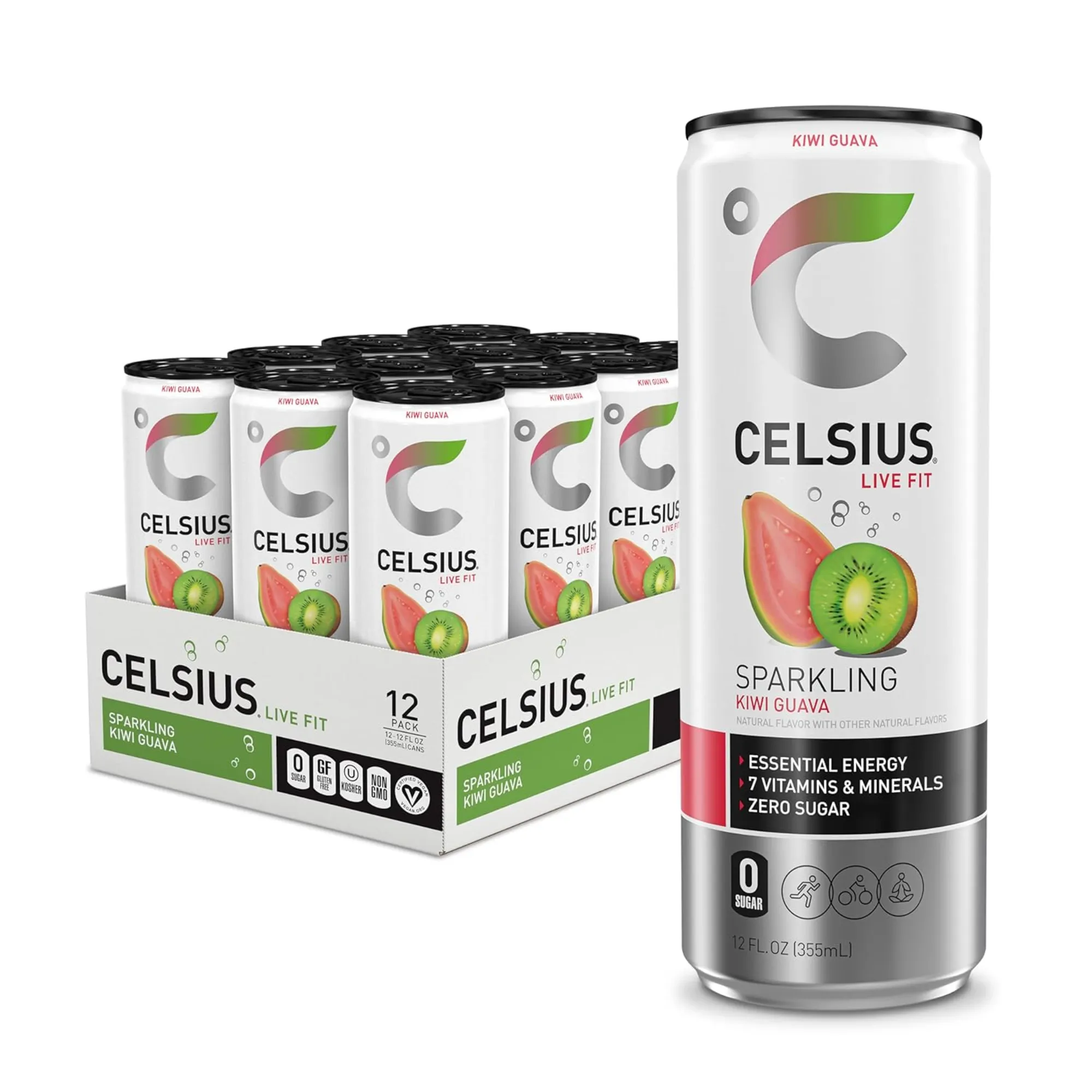 Celsius Kiwi Guava blik (12x 250ml)