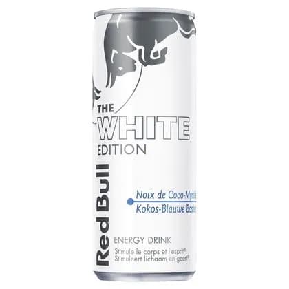 Energy Drink White Edition Kokos Blauwe Bosbes 25 cl