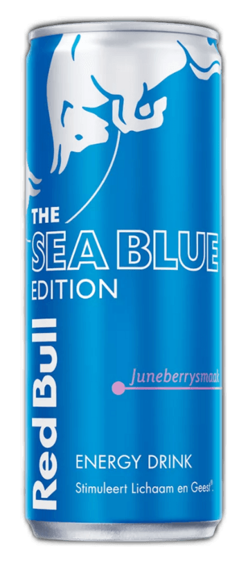 Red Bull Energy The Sea Blue Edition (12 x 0,25 liter blikken NL) Juneberry