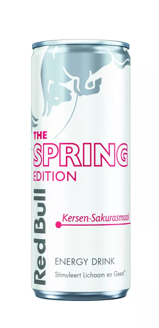 Red Bull Energy The Spring Edition (24 x 0,25 Liter blik NL) Kersen-Sakura