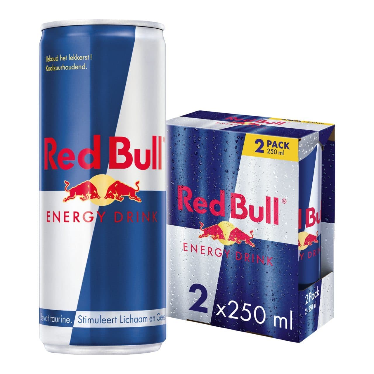 Red Bull 2-Pack Blikjes 25cl Tray 2x25cl x 12 Stuks