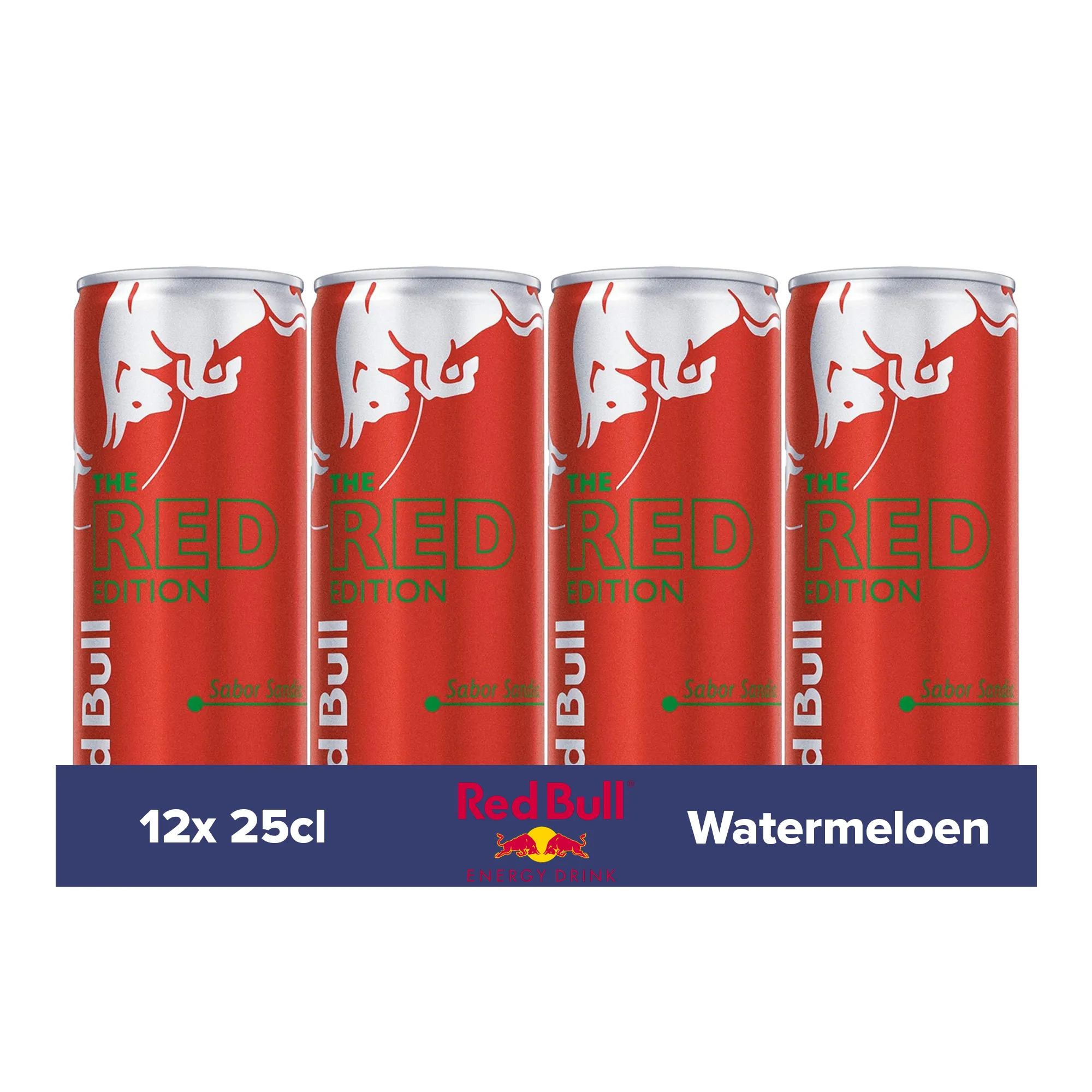 Red Bull The Red Edition Watermeloensmaak blik (12x 25cl)