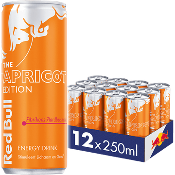 Red Bull Abrikoos Aardbeismaak The Apricot Edition